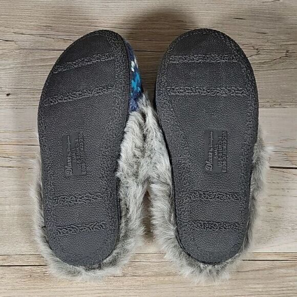 Dluxe by Dearfoams Sweater Knit Clog Slipper Sz S - Picture 4 of 8